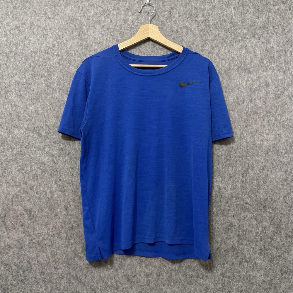 Nike Dri-Fit Training T-Shirt Men's/Unisex Sz L‎ Blue Athletic Performance Tee